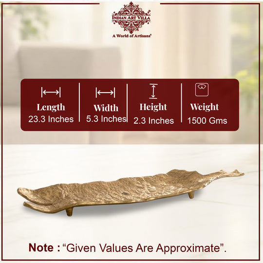 Antique Brass Rough Finish Tray/Paltter