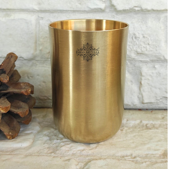 Brass Glass With Matt Finish, Volume-300 ML