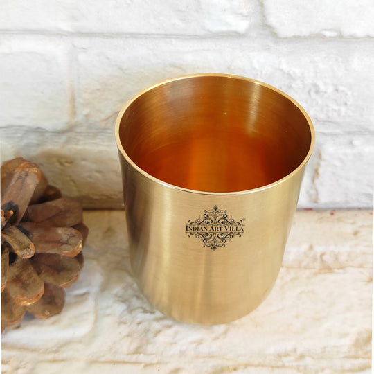 Brass Glass With Matt Finish, Volume-300 ML