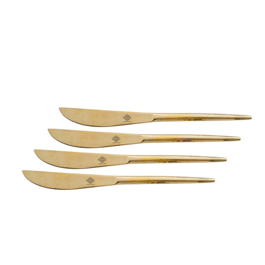 Brass Butter Knife with Flat Handle Design – 22 cm