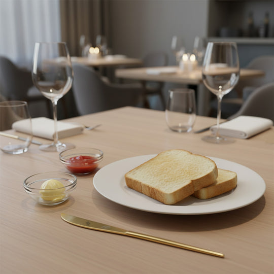 Brass Butter Knife with Flat Handle Design – 22 cm