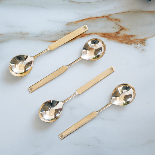 Brass Spoon for serving purpose 25cm