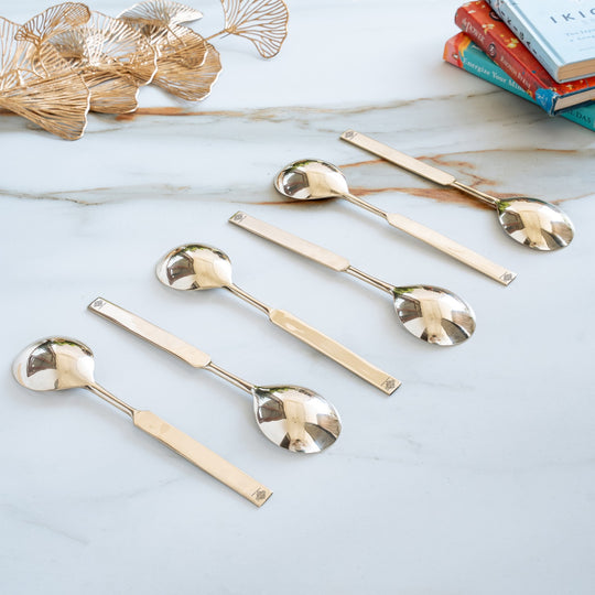 Brass Spoon for serving purpose 25cm