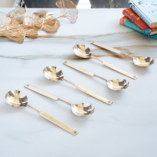 Brass Spoon for serving purpose 25cm