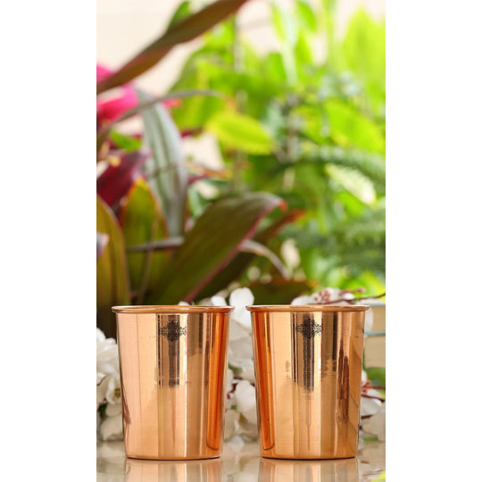 Copper glass artisan crafted for daily use