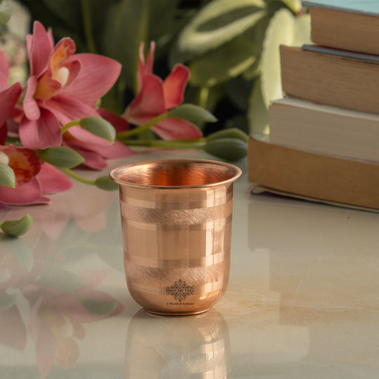 Traditional copper drinkware for home use
