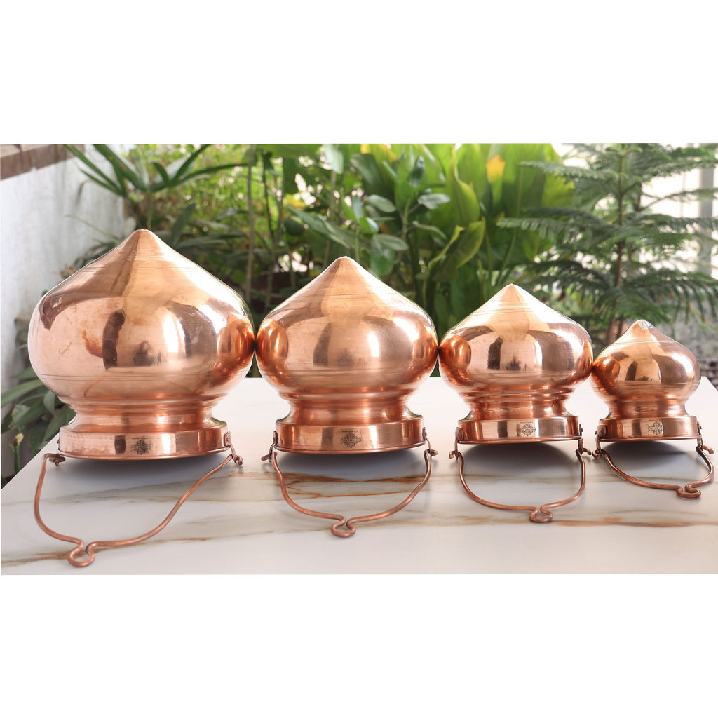 Indian Art Villa Pure Copper Shiv Jal Dhara Container, Shivling Abhishekam, Temple Home