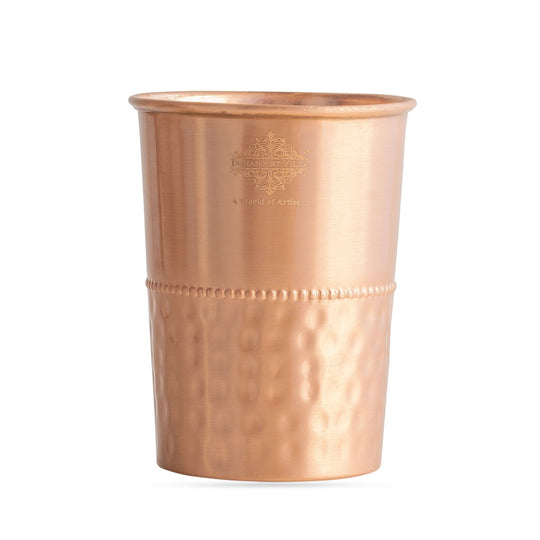 Pure Copper Glass With straight vertical sides- 275 ML