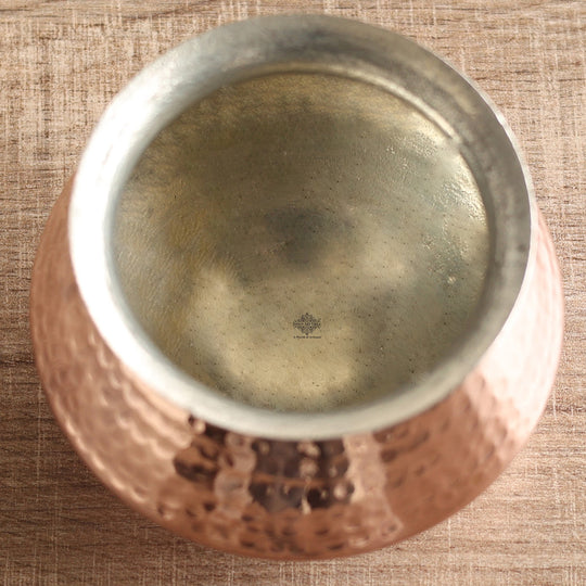 Copper Handi / Degchi With Inside Tin Lining-Cookware & Serveware