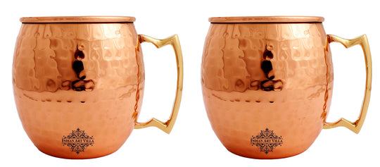Copper Nickel Hammered Moscow Mule Mug  – 530 ML
