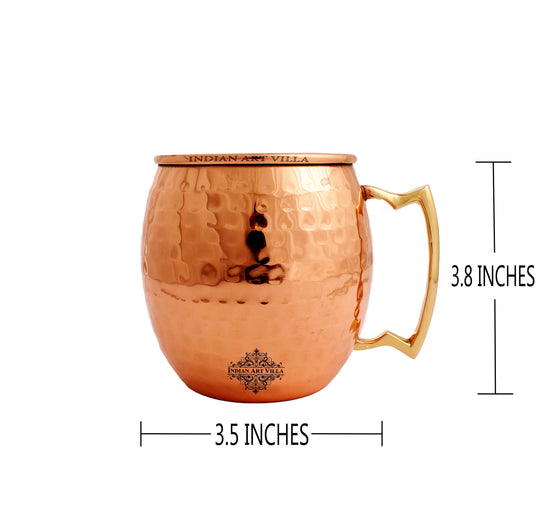 Copper Nickel Hammered Moscow Mule Mug  – 530 ML