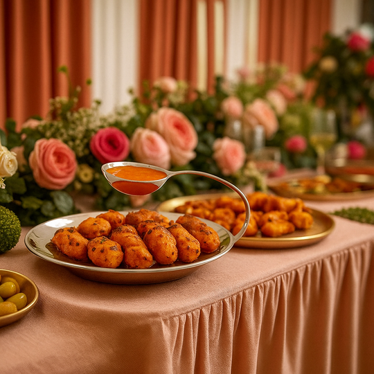 Pure Steel Copper Serving Tawa with Attach Bowl