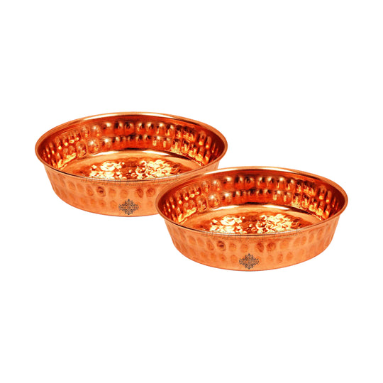Hammered Copper Rice Plate, Serveware & Dinnerware Home Restaurant