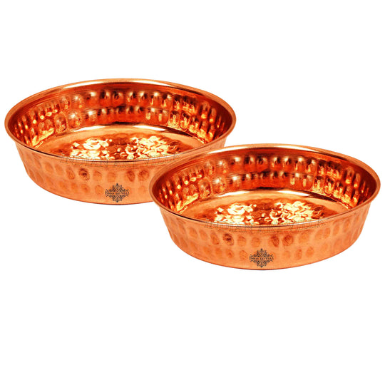 Hammered Copper Rice Plate, Serveware & Dinnerware Home Restaurant