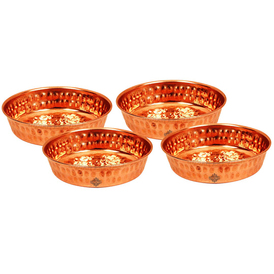 Hammered Copper Rice Plate, Serveware & Dinnerware Home Restaurant