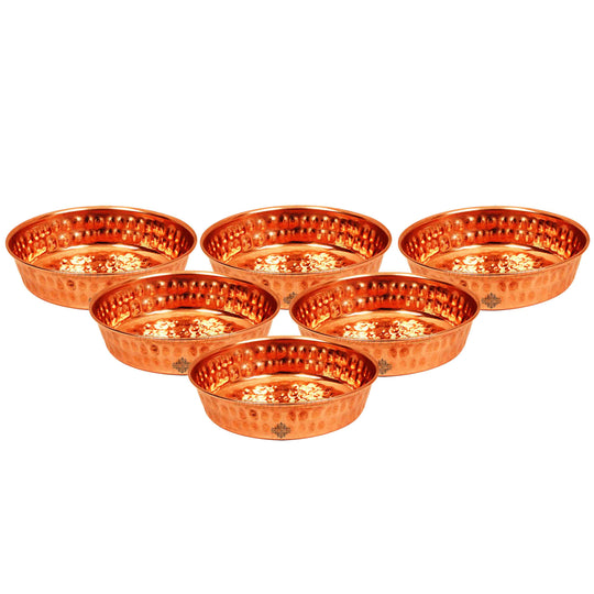 Hammered Copper Rice Plate, Serveware & Dinnerware Home Restaurant