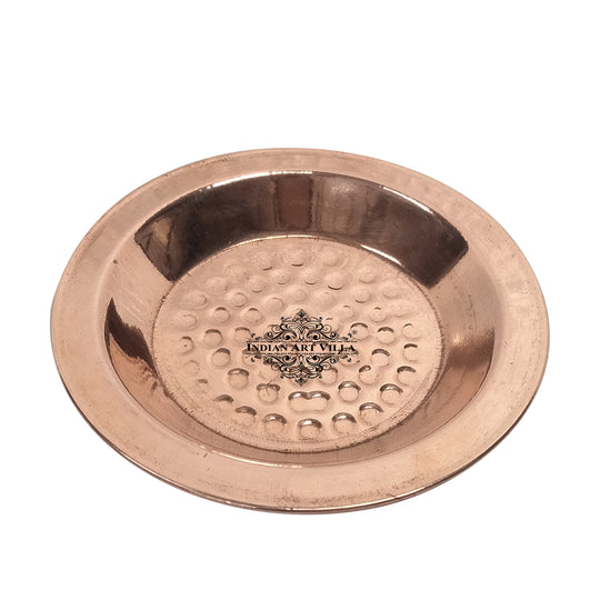 Copper glass elegant artisan hammered look