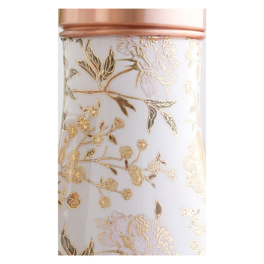 Pure Copper Gold Print Luxury Design Bedroom Bottle-950 ml