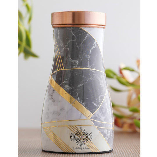 Pure Copper Gold Print Luxury Design Bedroom Bottle-950 ml