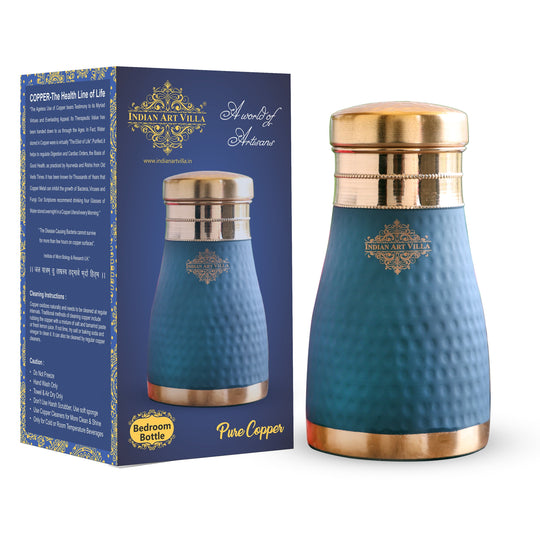 Personalized Copper Silk Finish Bedroom Water Bottle 950 ML
