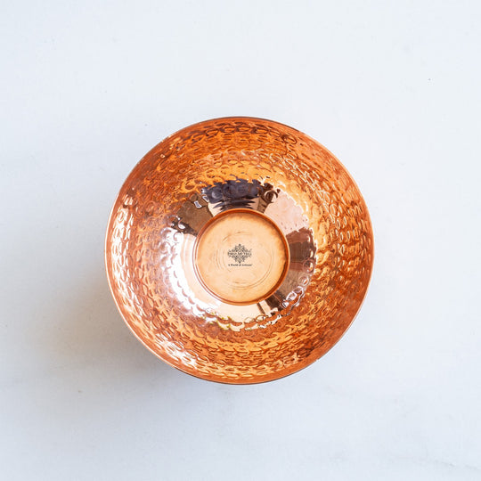 Pure Copper Hammered Designer Bowl, Katori, Dinnerware