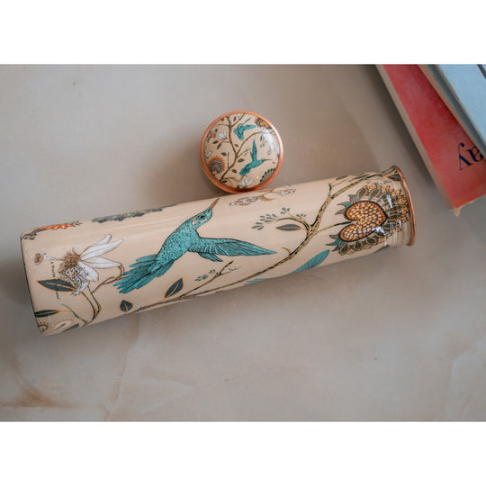 Pure Copper Bottle with Slim Tube Pyramid Shape – 750 ML