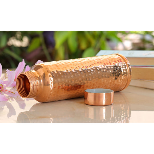 Doctor's Choice Pure Copper Water Bottle with Ergonomic Design