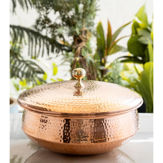 Pure Copper Handi Lagan with Tin Lining