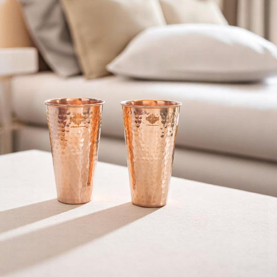 Premium copper tumbler for home use
