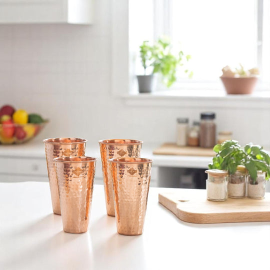 Copper glass handmade traditional design