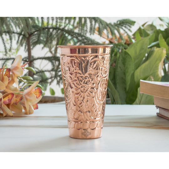 Pure copper glass for natural detox water