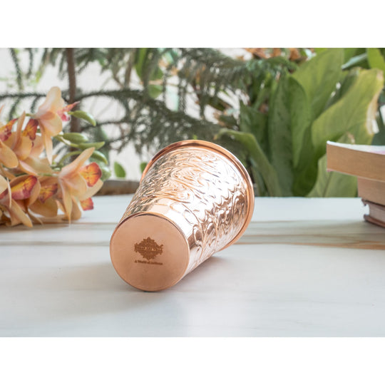 Copper water glass 250ml for daily use