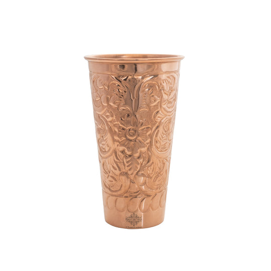 Premium copper tumbler set