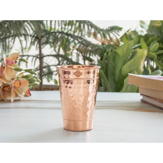 Pure copper drinking tumbler 350ml