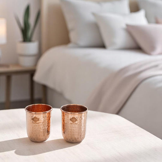 Copper drinking glass premium quality