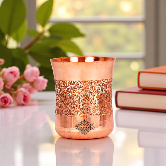 Handmade copper glass for healthy lifestyle