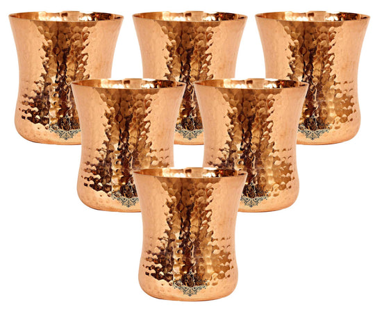 Copper drinkware for daily water intake
