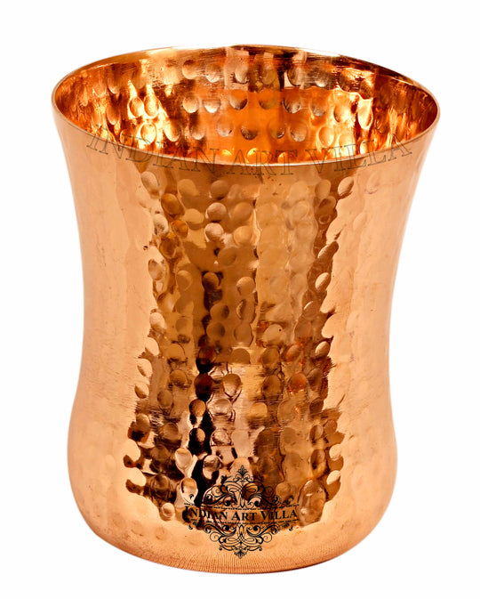 Copper tumbler elegant artisan design