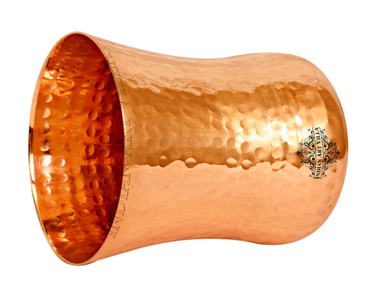 Pure copper glass handcrafted hydration use
