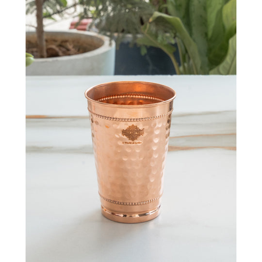 Indian copper drinking glass premium build