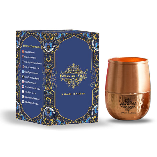 Copper tumbler for healthy drinking habit