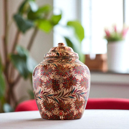 Why choose hammered copper matka – larger surface area, better purification, artisan design – 5 litre copper matka