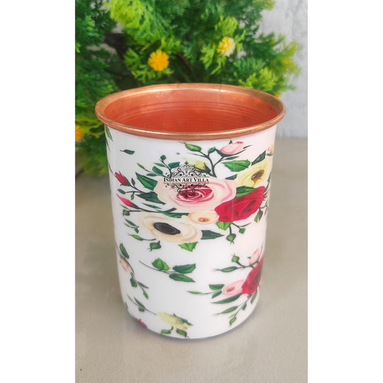 Copper tumbler for natural detox water intake