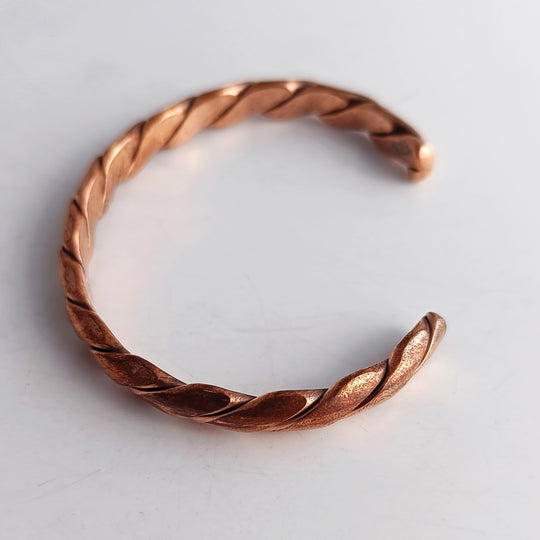 Pure Copper Bangle with Magnet Handcrafted Bangle