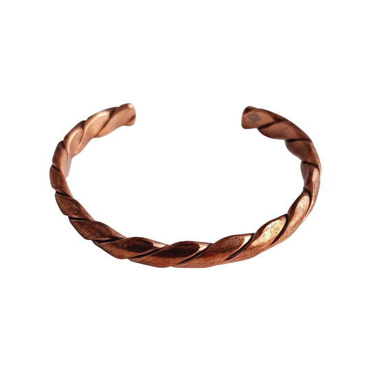 Pure Copper Bangle with Magnet Handcrafted Bangle