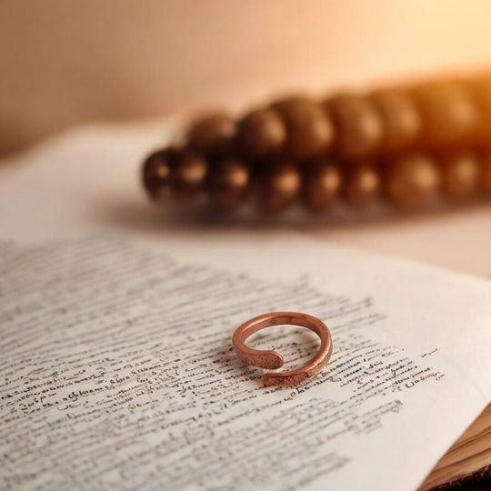 Pure Copper Adjustable Bypass Ring – Unisex