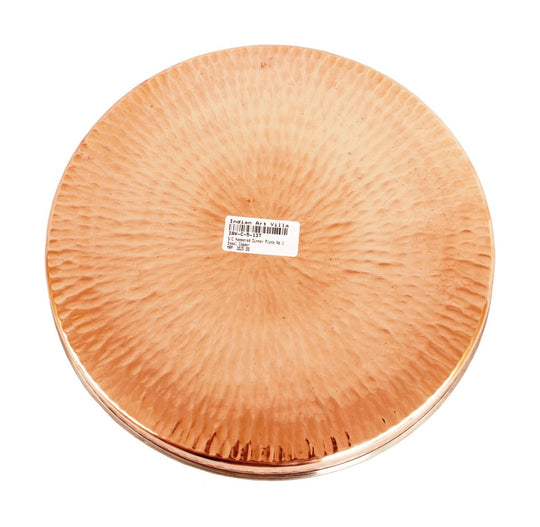 Steel Copper Dinner Plate for Home & Hotel Use