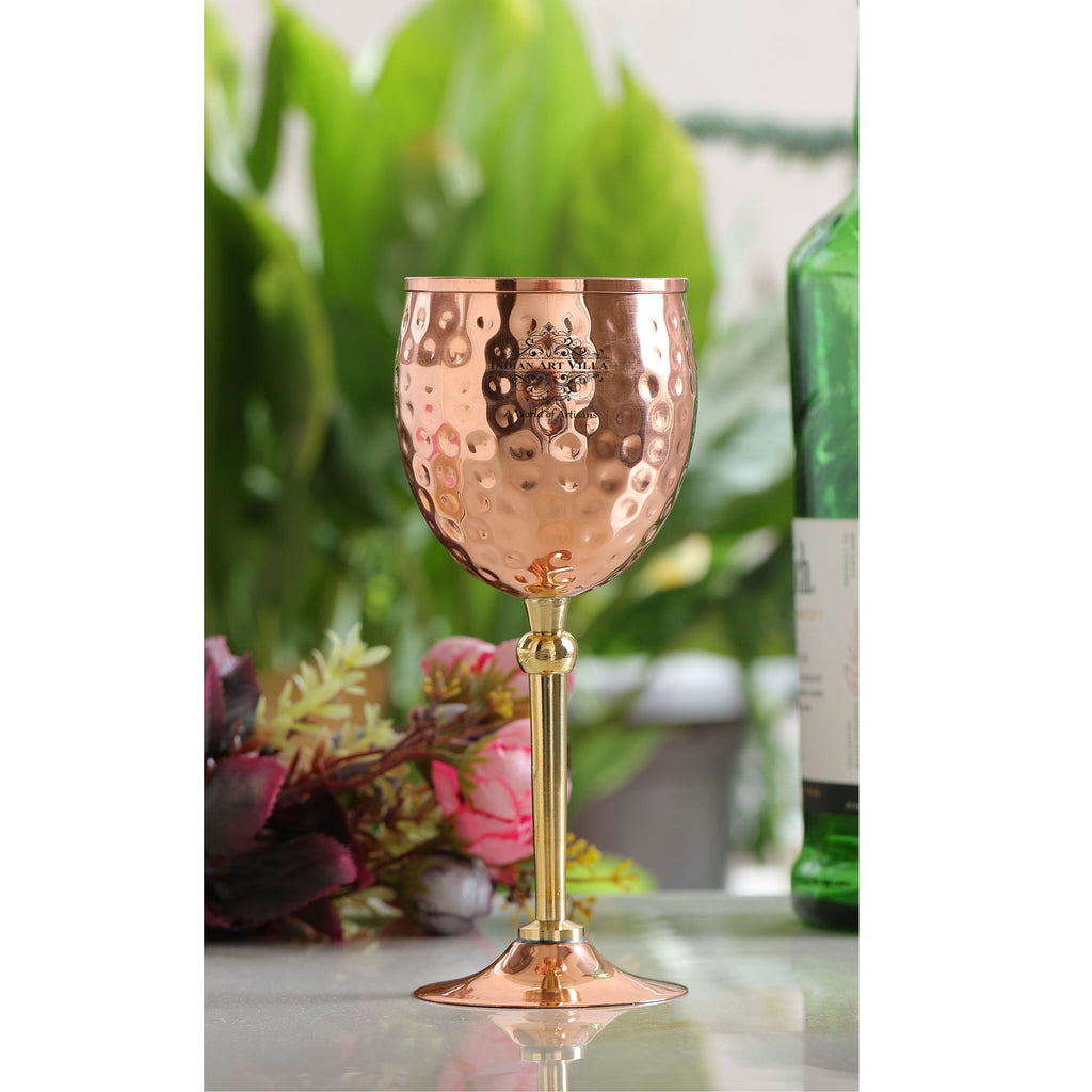 Copper Champagne Glass 7.3'' Inch