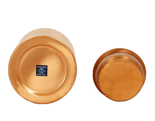 Pure Copper Water Bottle with Unique Artistic Designs – 900 ML