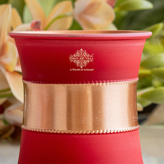 Pure Copper Half Silk Finish Glass – 300 ML